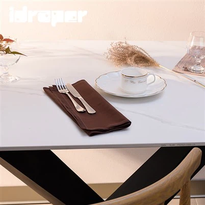 Pliage simple de serviettes en tissu
